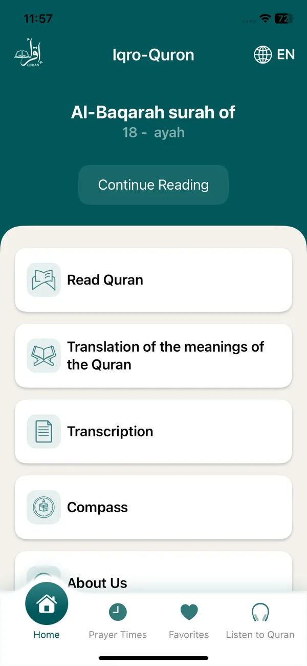Iqro Qur'an — Swift, SwiftUI, Combine mobil ilovasi, muallif A'zamjon Abdumuxtorov